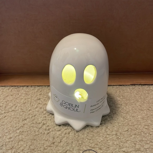 Goblin and Ghoul Halloween Ceramic Ghost-NEW - Picture 8 of 11